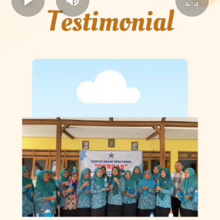 Testimoni dari mitra Ngawitekno, Perpusdes Cerdas Desa Paras, Kecamatan Pangkur